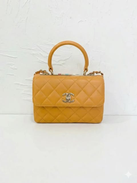 Chanel 24C Trendy CC Small Rainbow Candy Orange