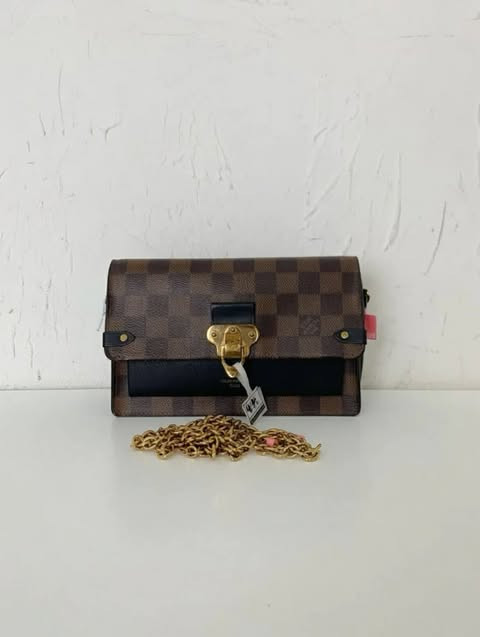 Louis Vuitton Diane Damier Ebene Chain Bag