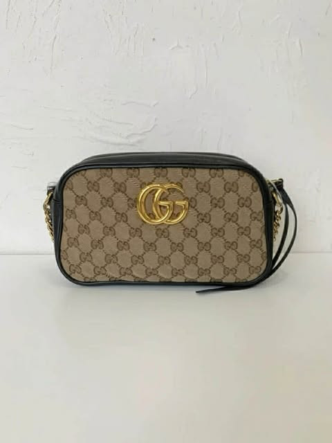 Gucci Marmont Monogram Canvas Camera Bag, Medium