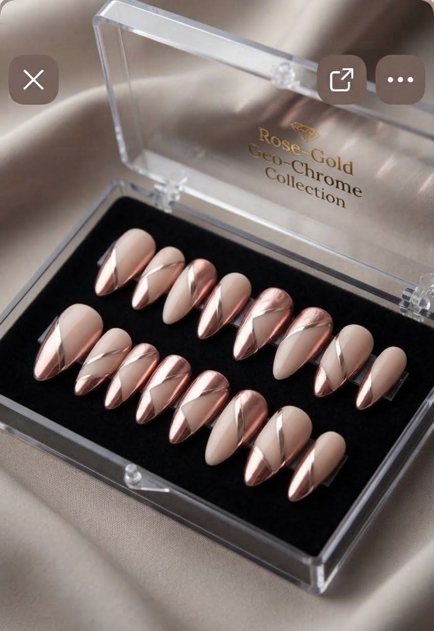 Rose-Gold Geo-Chrome Collection