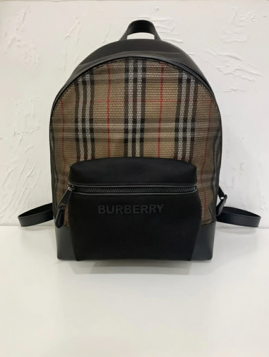 Burberry Nova Check Technical Backpack (Black)