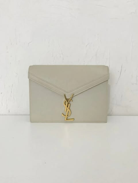 Saint Laurent YSL Envelope Bag (Off-White)