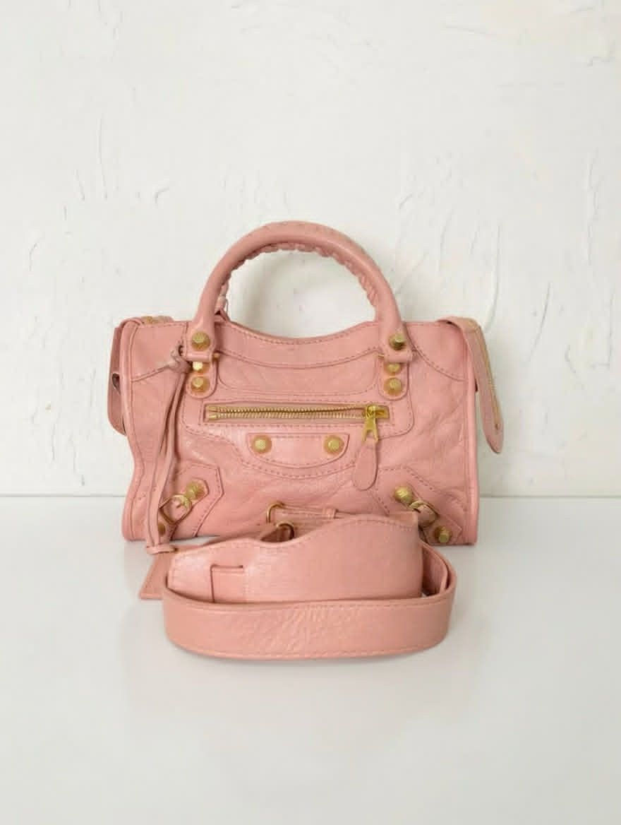 Balenciaga City Bag Medium (Pink)