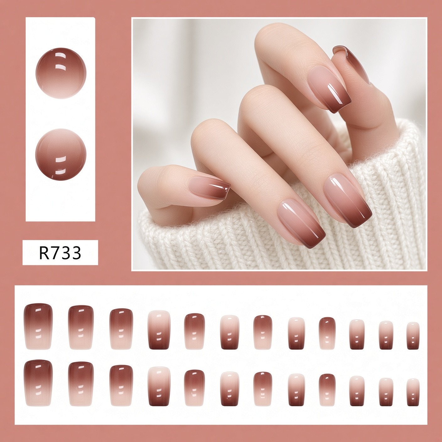 Terracotta Sunset Ombré