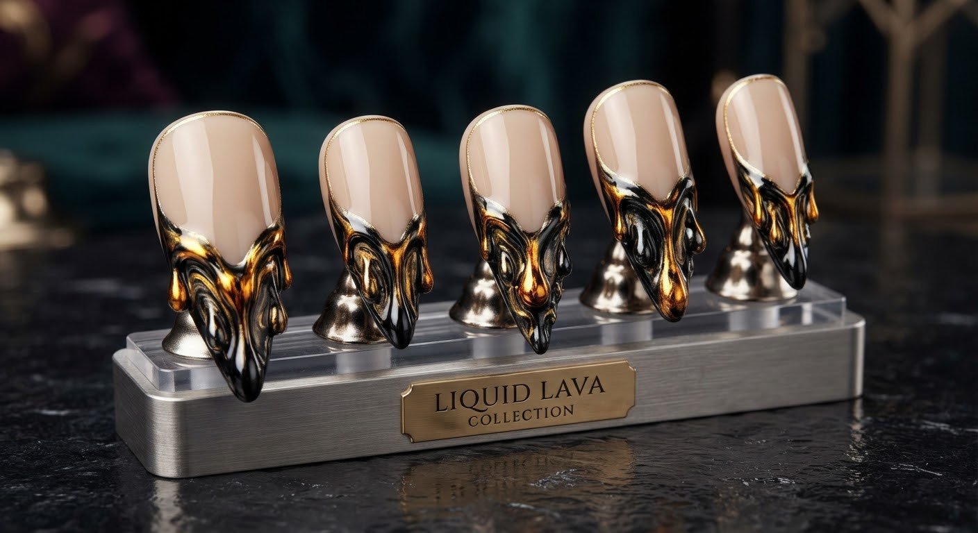 Liquid Lava Nails