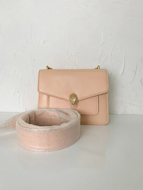Dior Pink Snake Clasp Shoulder Bag