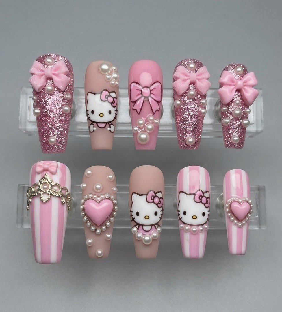 Pearl Bow Pink
