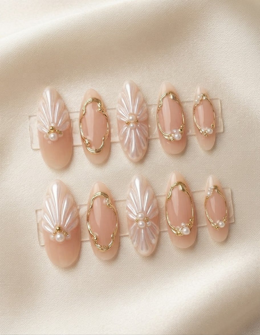 Vintage Gilded Shells